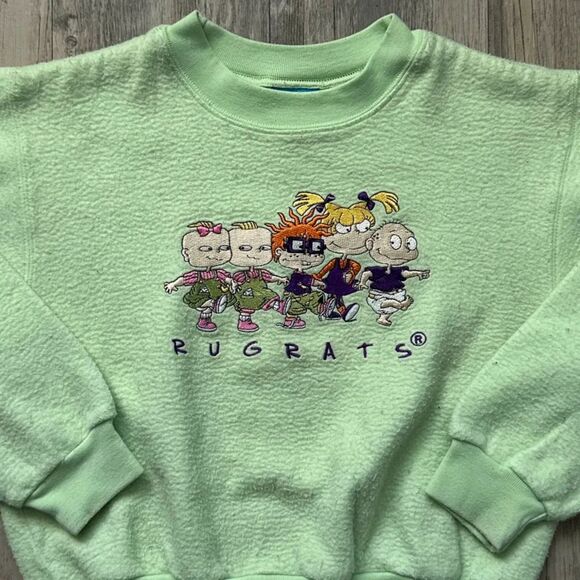 Vintage 1998 Nickelodeon Rugrats Promo Sweatshirt Size M Kids - Picture 2 of 6